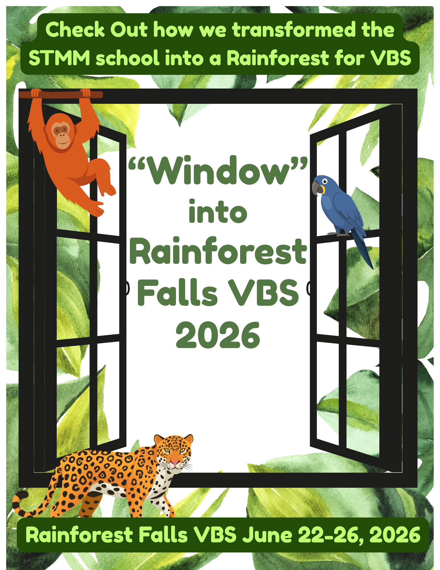 Window into Rainforest Falls VBS (1)